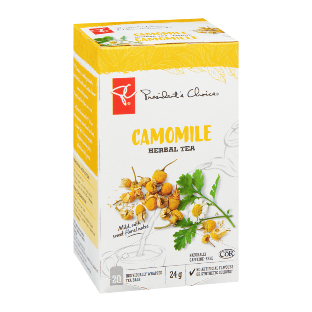 President's Choice Camomile Herbal Tea, 20ct, 40g/1.4 oz. Box