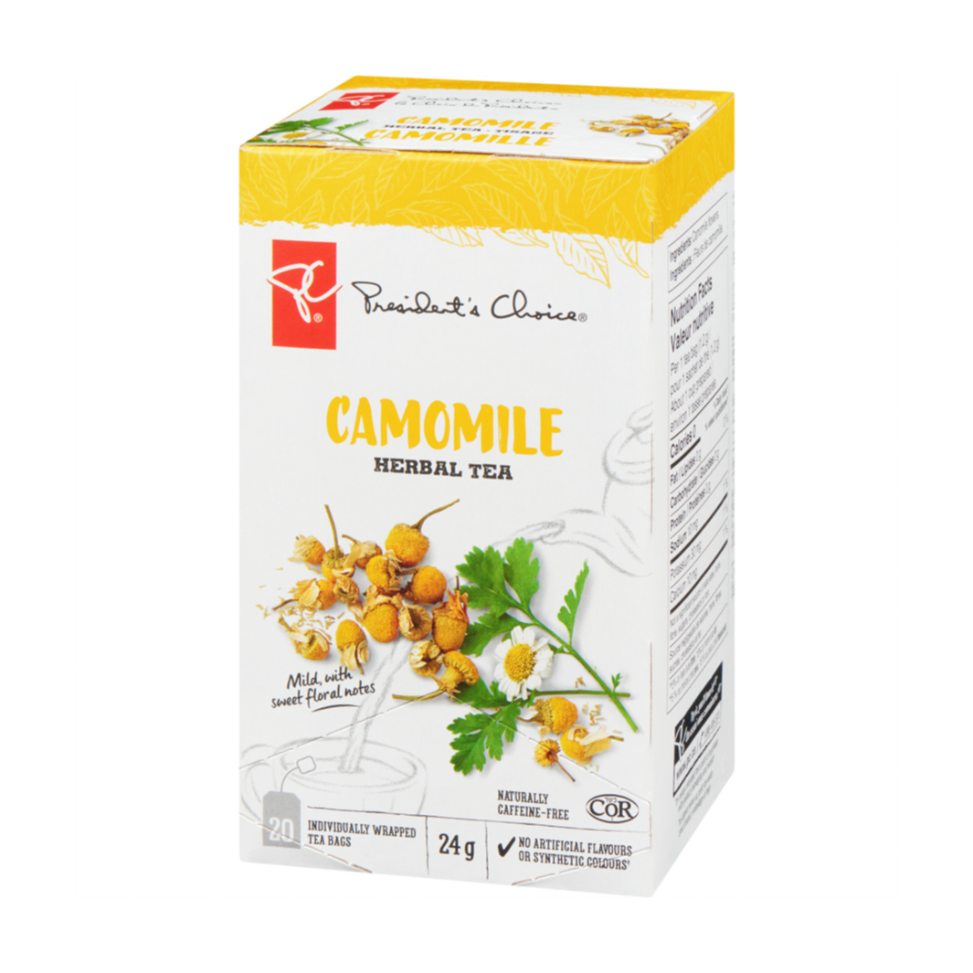 President's Choice Camomile Herbal Tea, 20ct, 40g/1.4 oz. Box