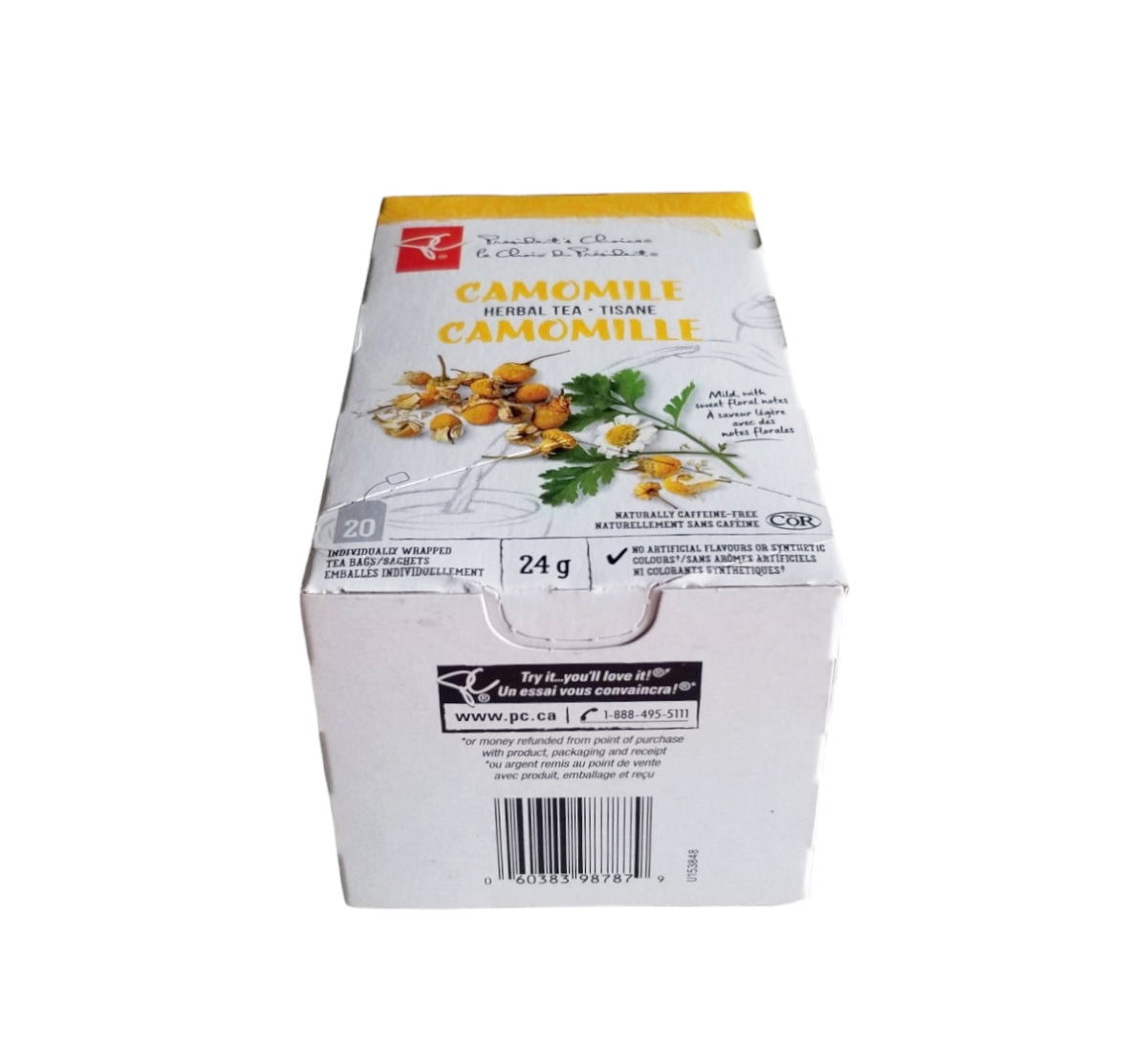 President's Choice Camomile Herbal Tea, 20ct, 40g/1.4 oz. Box