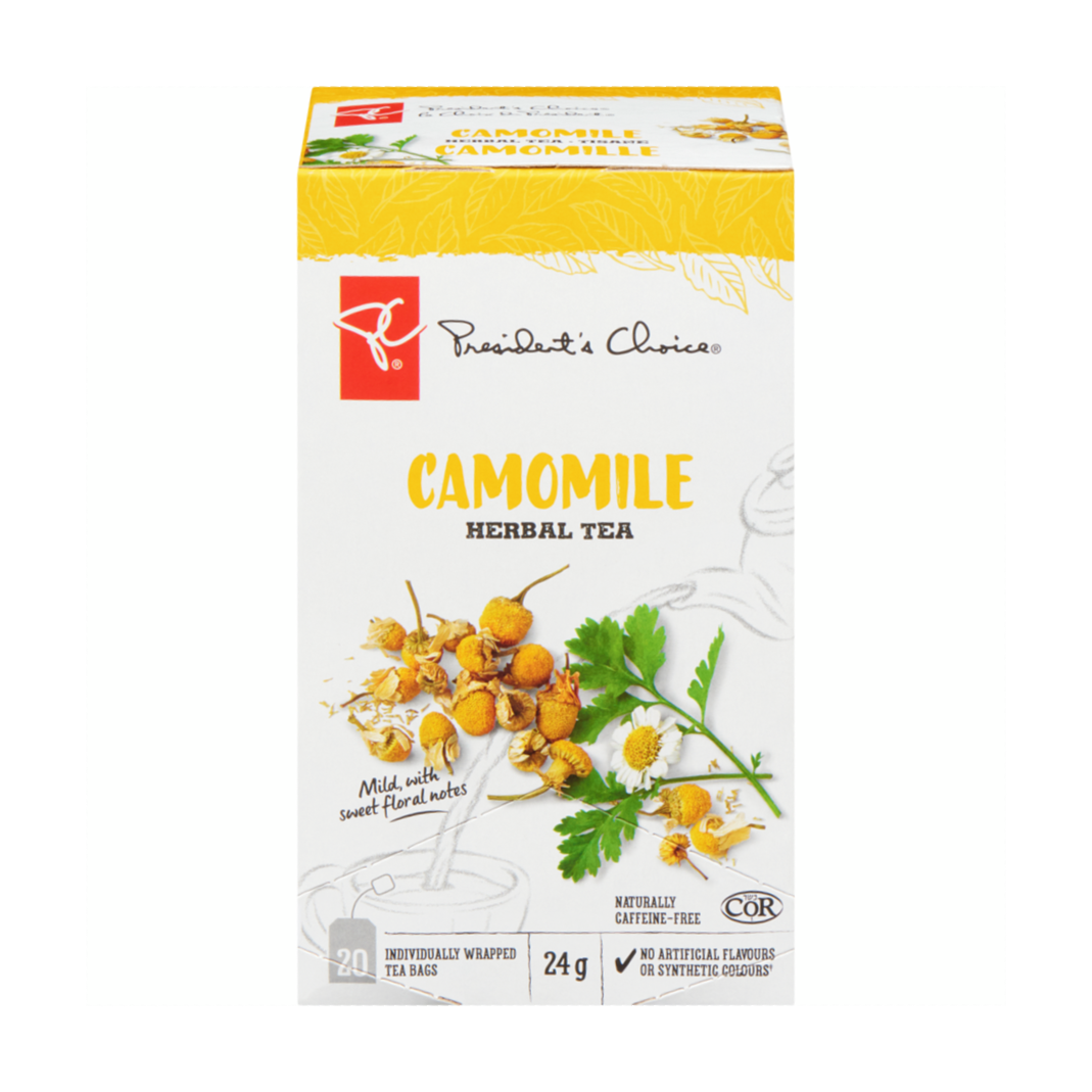 President's Choice Camomile Herbal Tea, 20ct, 40g/1.4 oz. Box