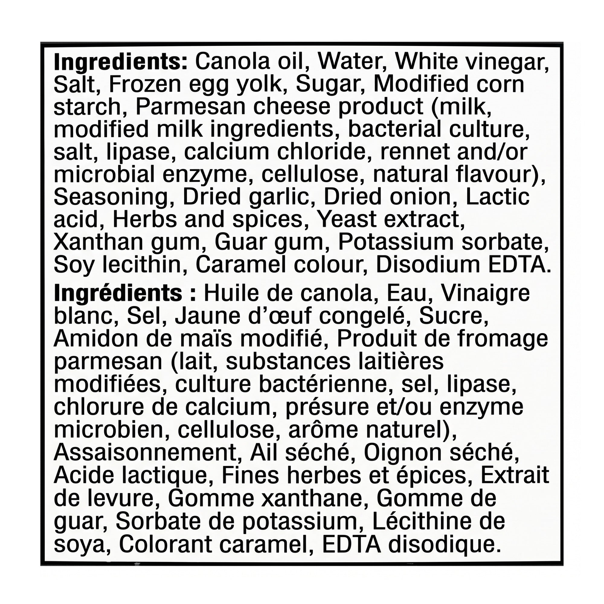 President's Choice Creamy Garlic Wing Sauce, 350ml (11.8 fl oz)