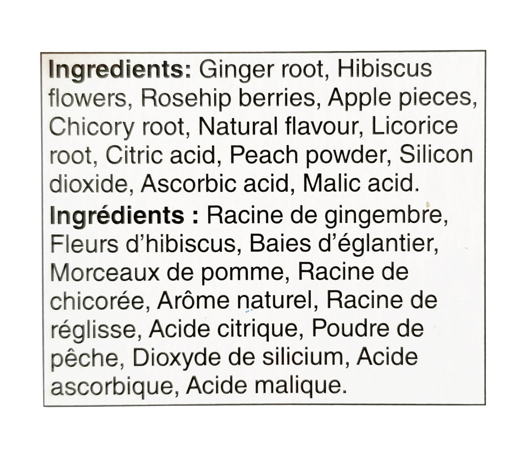 President's Choice Ginger Peach Herbal Tea, 20ct, 40g/1.4 oz. Box