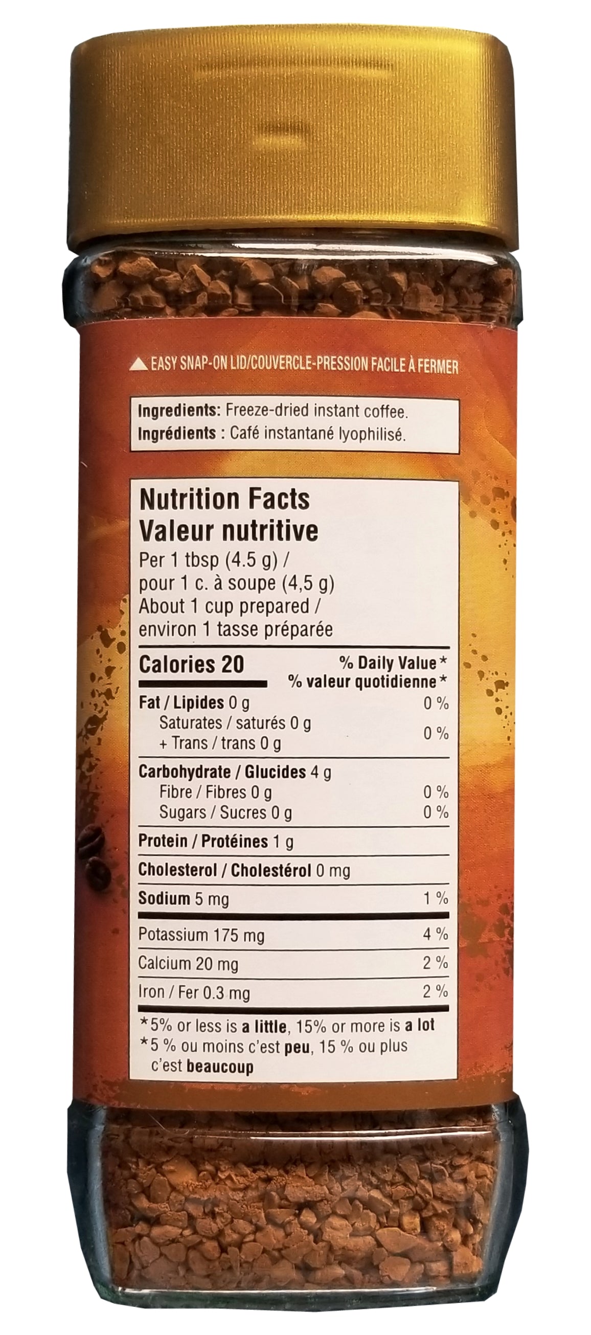 President's Choice Light Roast Instant Coffee, 100g/3.5 oz. Jar {Imported from Canada}