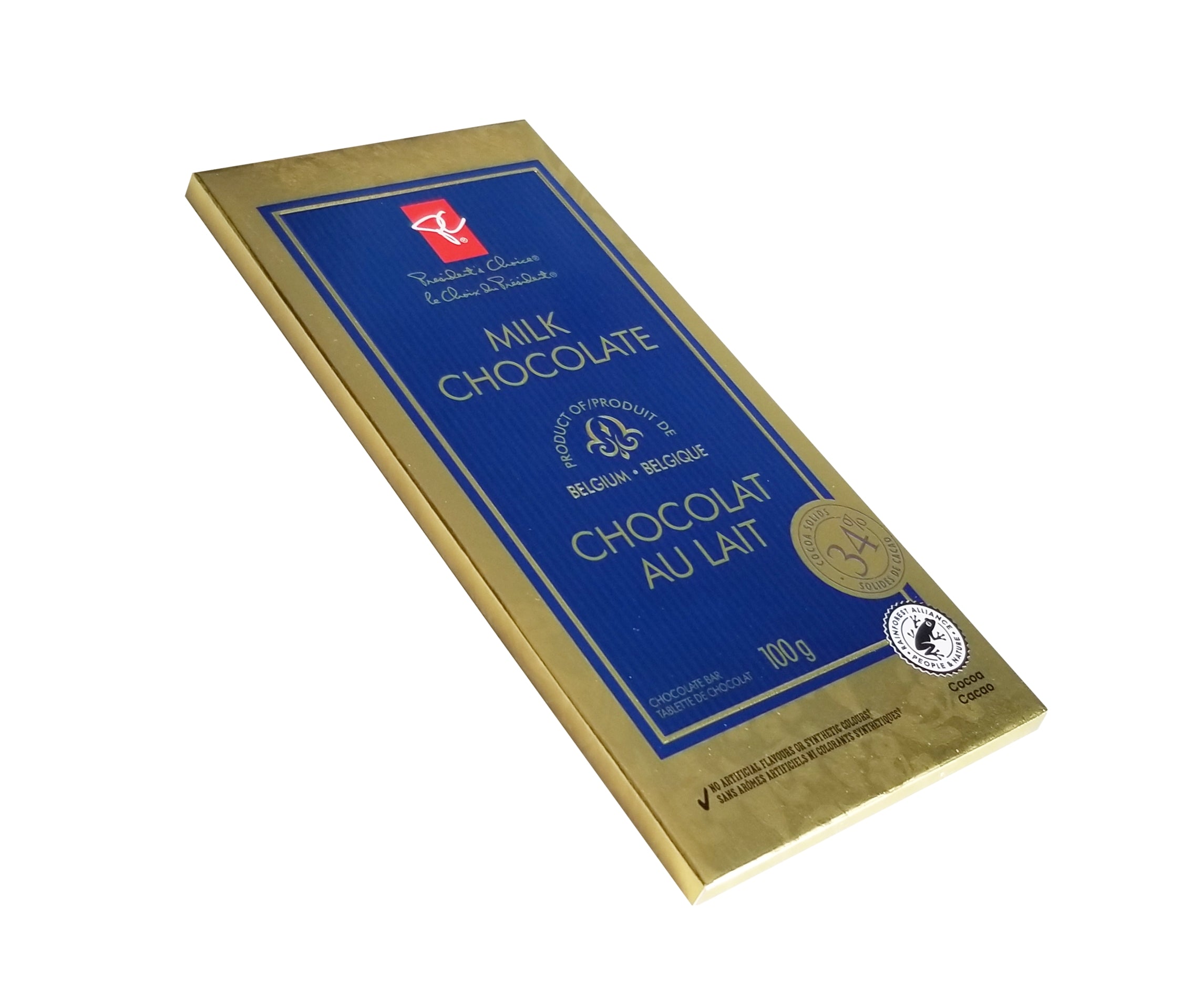 President's Choice Milk Chocolate Bar - 100g/3.5 oz. Bar