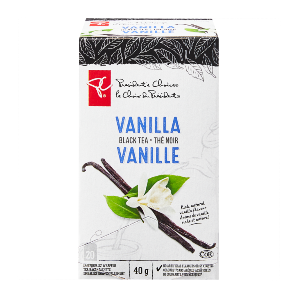 President's Choice Vanilla Black Tea Front