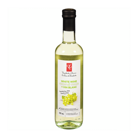 President's Choice White Wine Vinegar Front