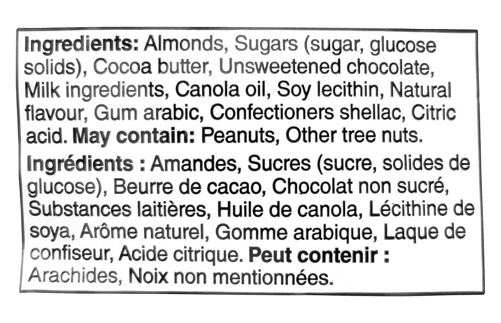 President's Choice Chocolate & Ruby Cocoa Almond Medley, 250g/8.75 oz. Bag {Imported from Canada}