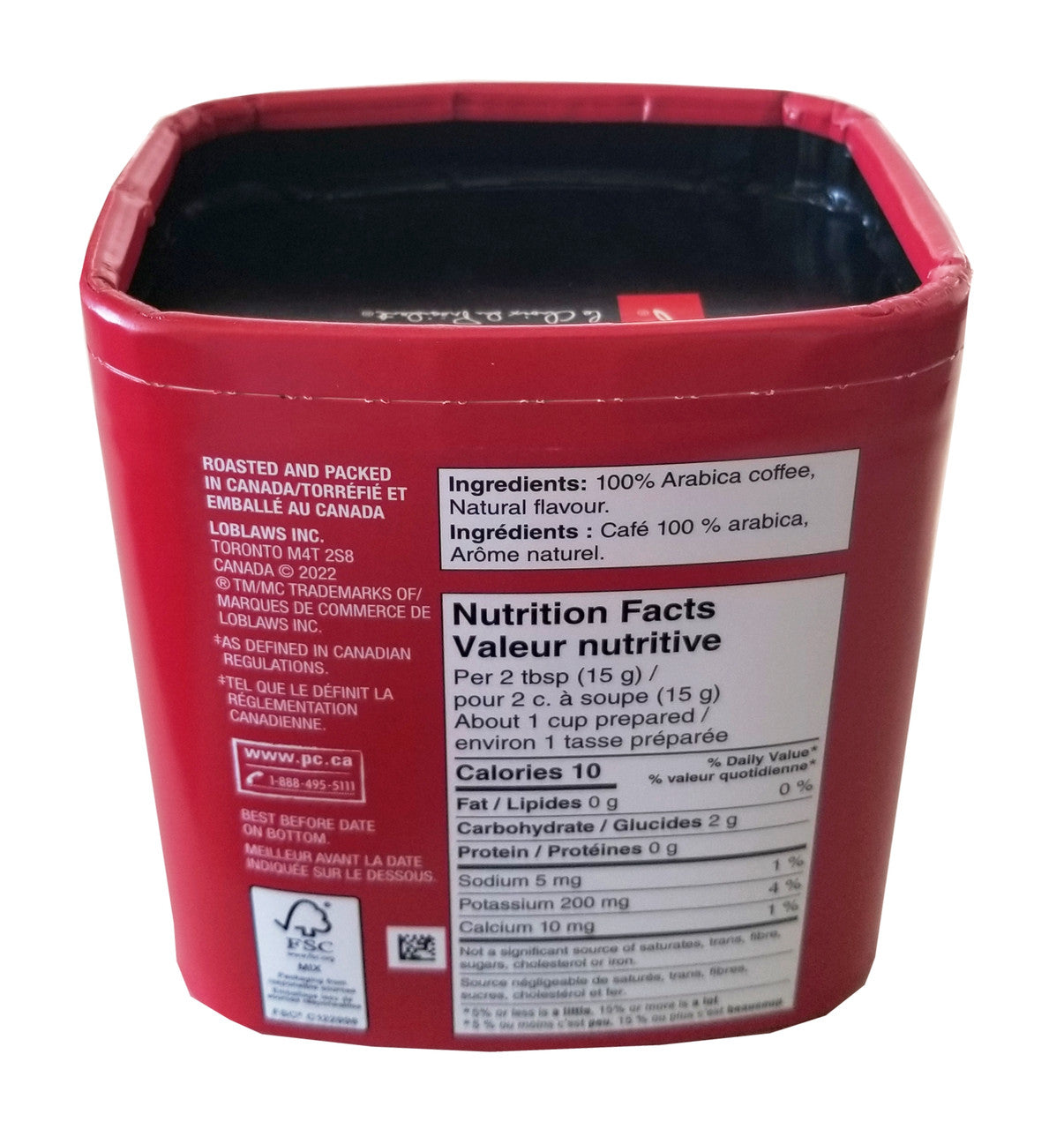 President's Choice The Great Canadian Maple Flavored Coffee, 250g/8.75 oz. Box {Imported from Canada}