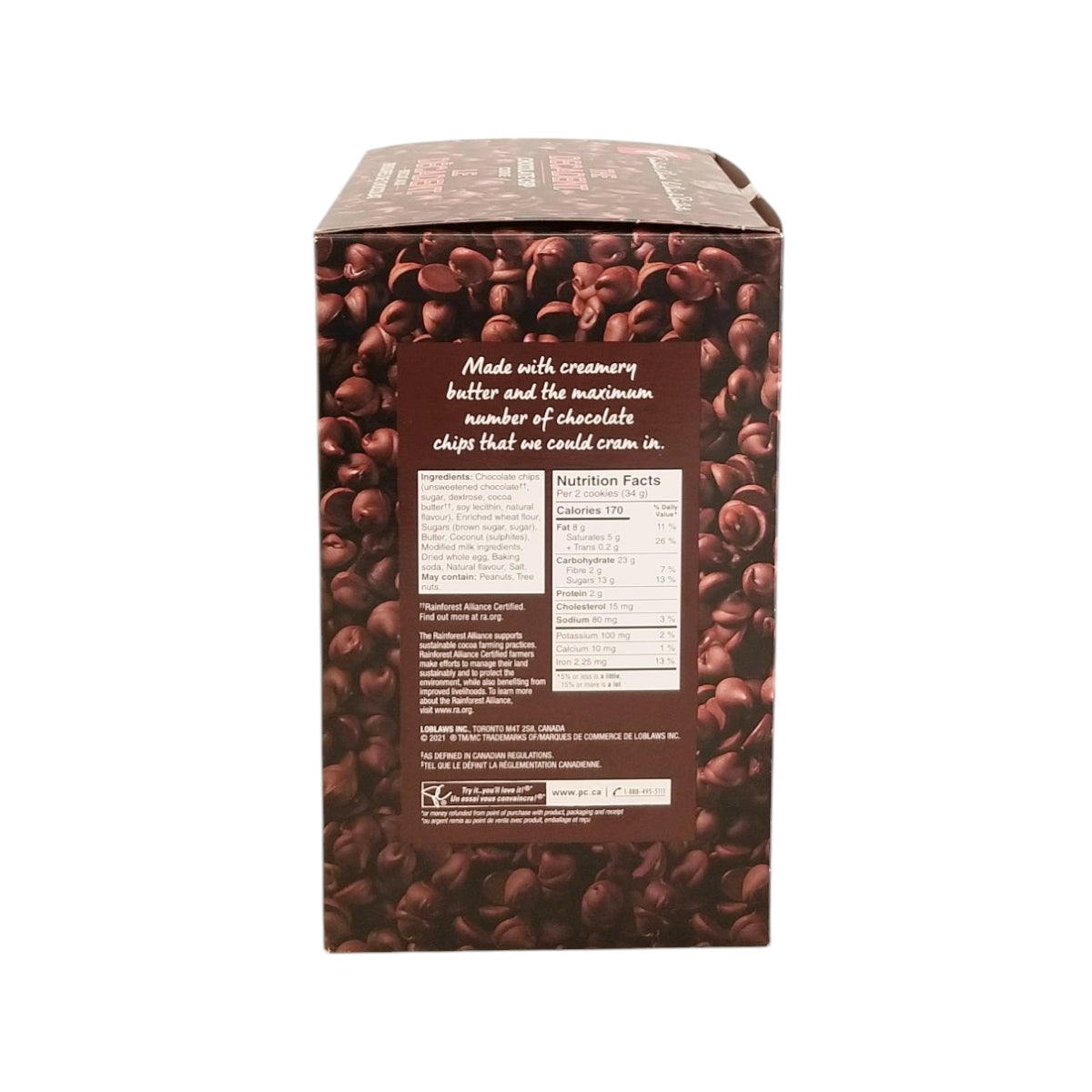 PC The Decadent Chocolate Chip Cookies, 500g/17.6oz-(2pk) {Imported from Canada}