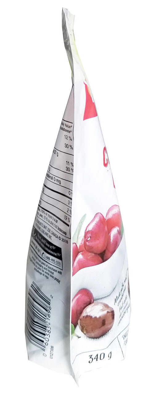 President's Choice Dark Chocolate Cranberries, 340g/12 oz. Bag {Imported from Canada}