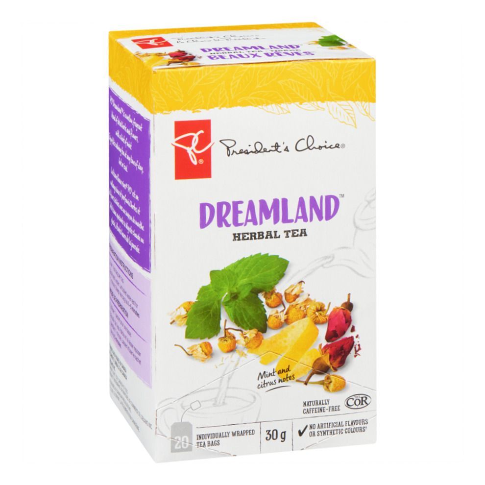 President's Choice Dreamland Herbal Tea, 20ct, 40g/1.4 oz. Box