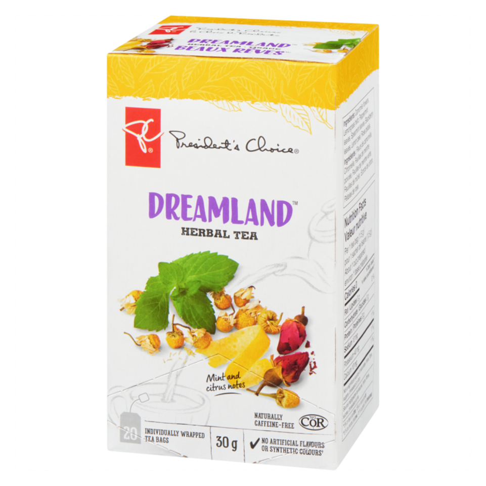 President's Choice Dreamland Herbal Tea, 20ct, 40g/1.4 oz. Box