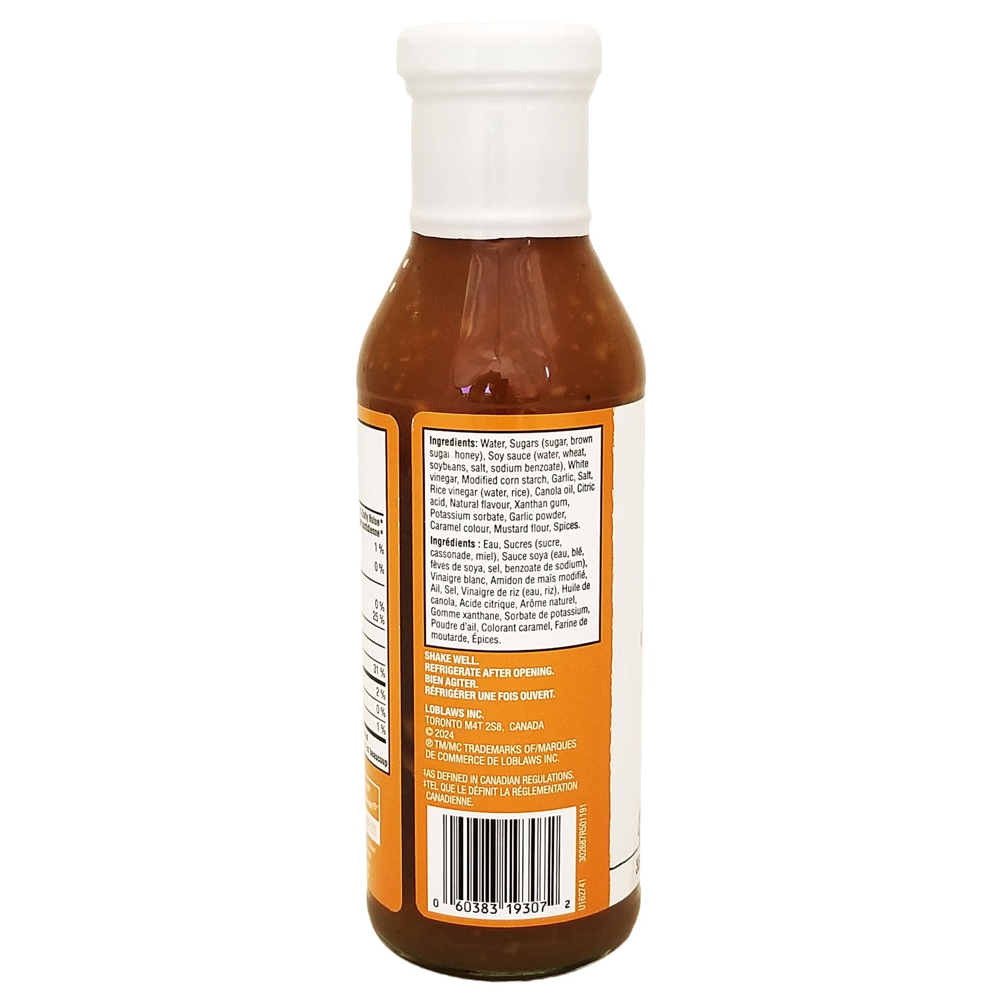 President's Choice Honey Garlic Wing Sauce, 350ml (11.8 fl oz)