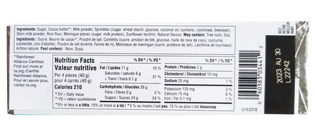 President's Choice Loads of Birthday Cake White Chocolate Bar, 100g/3.5 oz. (Imported from Canada)