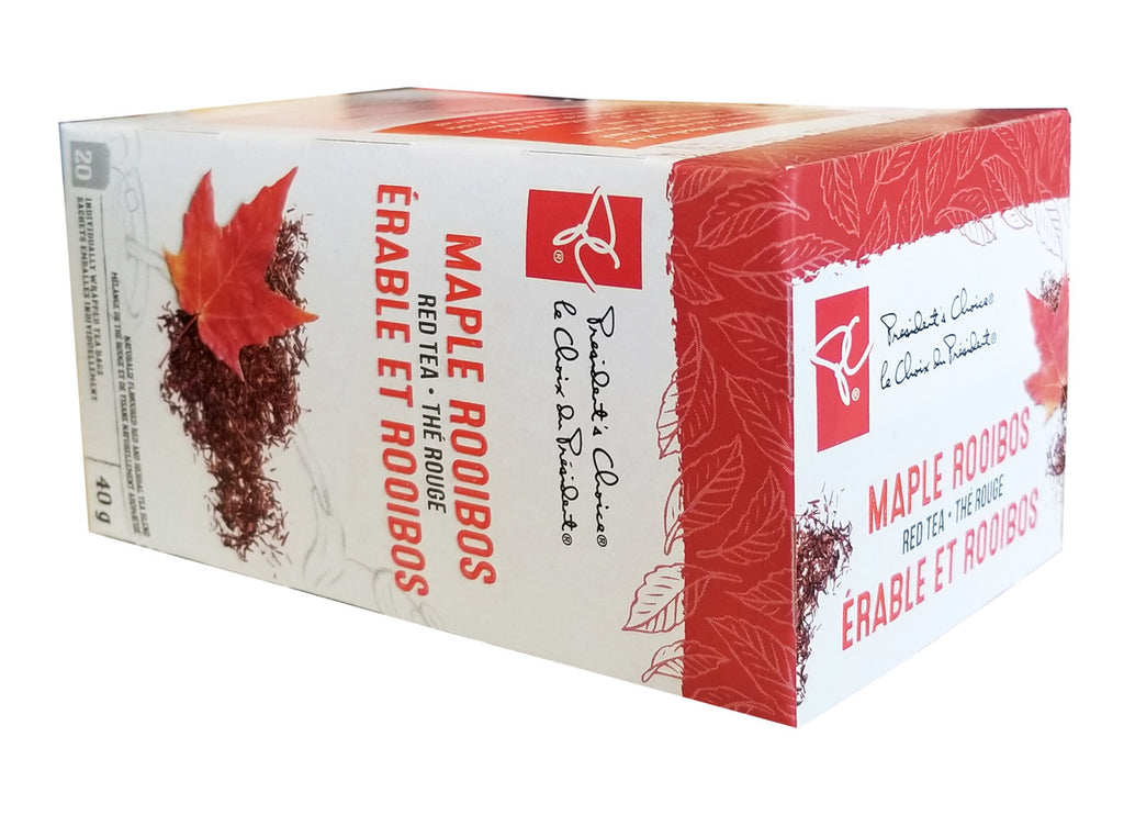 President's Choice Maple Rooibos Red Tea 20ct, 40g/1.4 oz., Box {Imported from Canada}