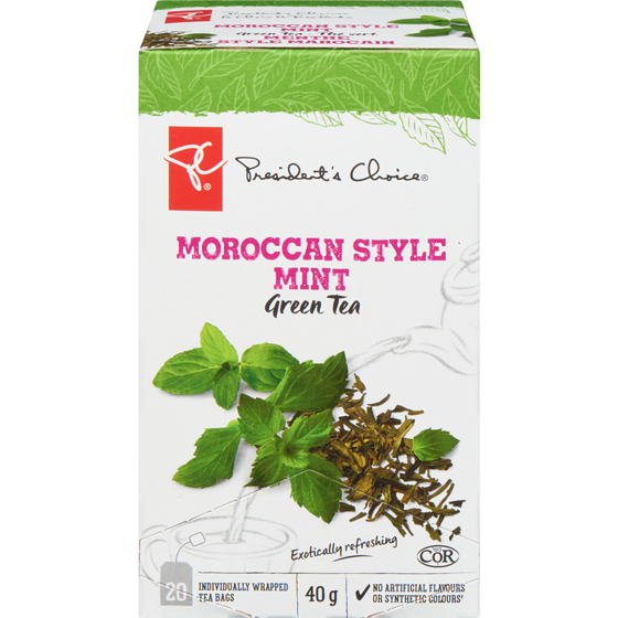 PC Moroccan Style Mint Green Tea 40g/ 1.4oz Box