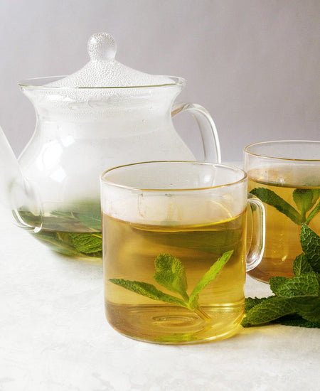 PC Moroccan Style Mint Green Tea in A cup