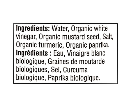 President's Choice Organic Yellow Mustard 325ml | Natural Condiment