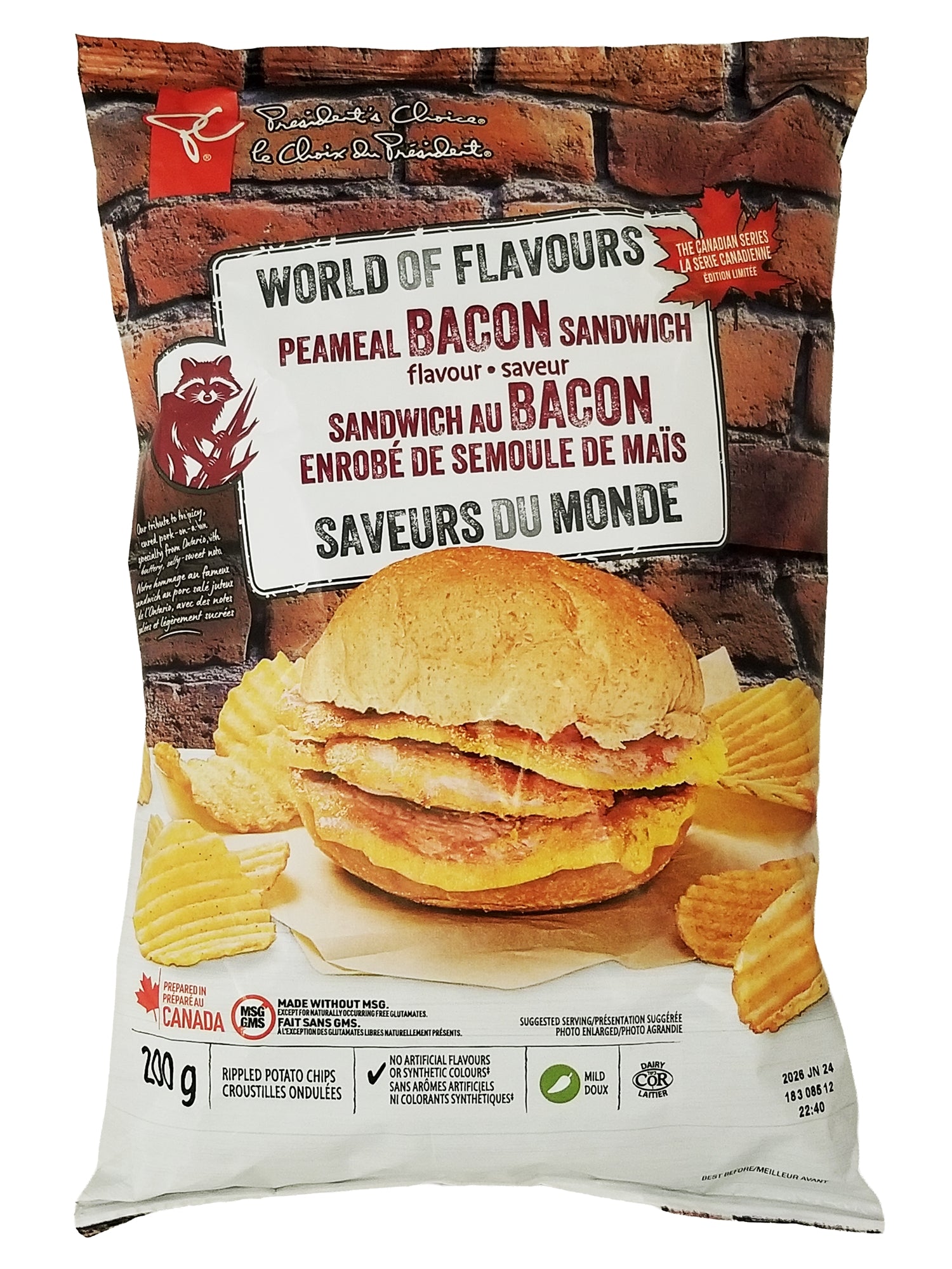 President's Choice World of Flavours Potato Chips 200g (7.05 oz) | 4 Flavors