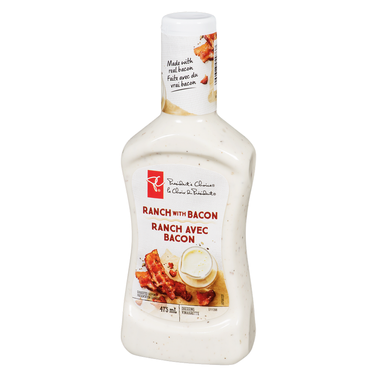 PC Ranch With Bacon Dressing – 475ml (16 oz) - Front