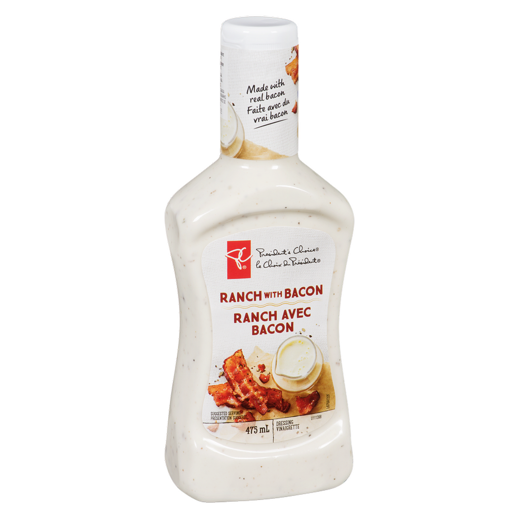 PC Ranch With Bacon Dressing – 475ml (16 oz) - Front