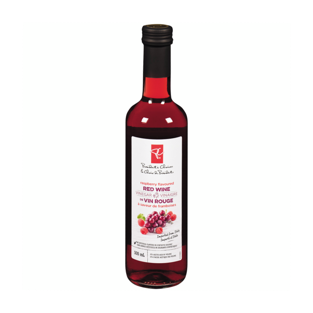 Wine Target Raspberry PC Raspberry Flavored Red Wine Vinegar, 500ml/17.5 fl. oz. Bottle