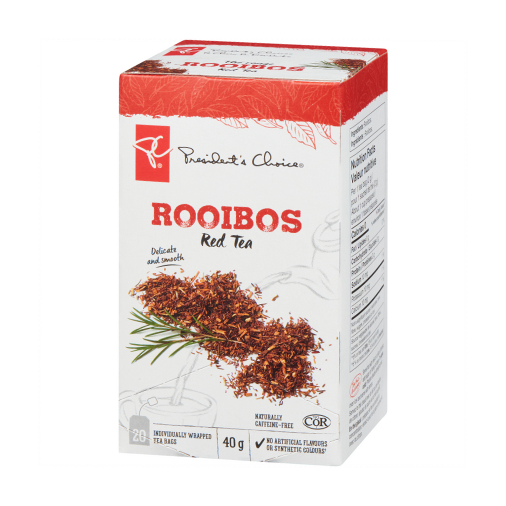 President's Choice Rooibos Red Tea angled view