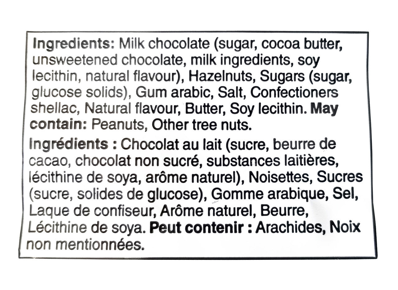 President's Choice Milk Chocolate Toffee Hazelnuts, 250g/8.75 oz. Bag {Imported from Canada}