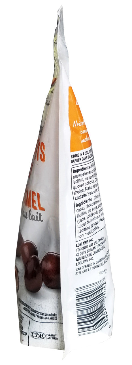 President's Choice Milk Chocolate Toffee Hazelnuts, 250g/8.75 oz. Bag {Imported from Canada}