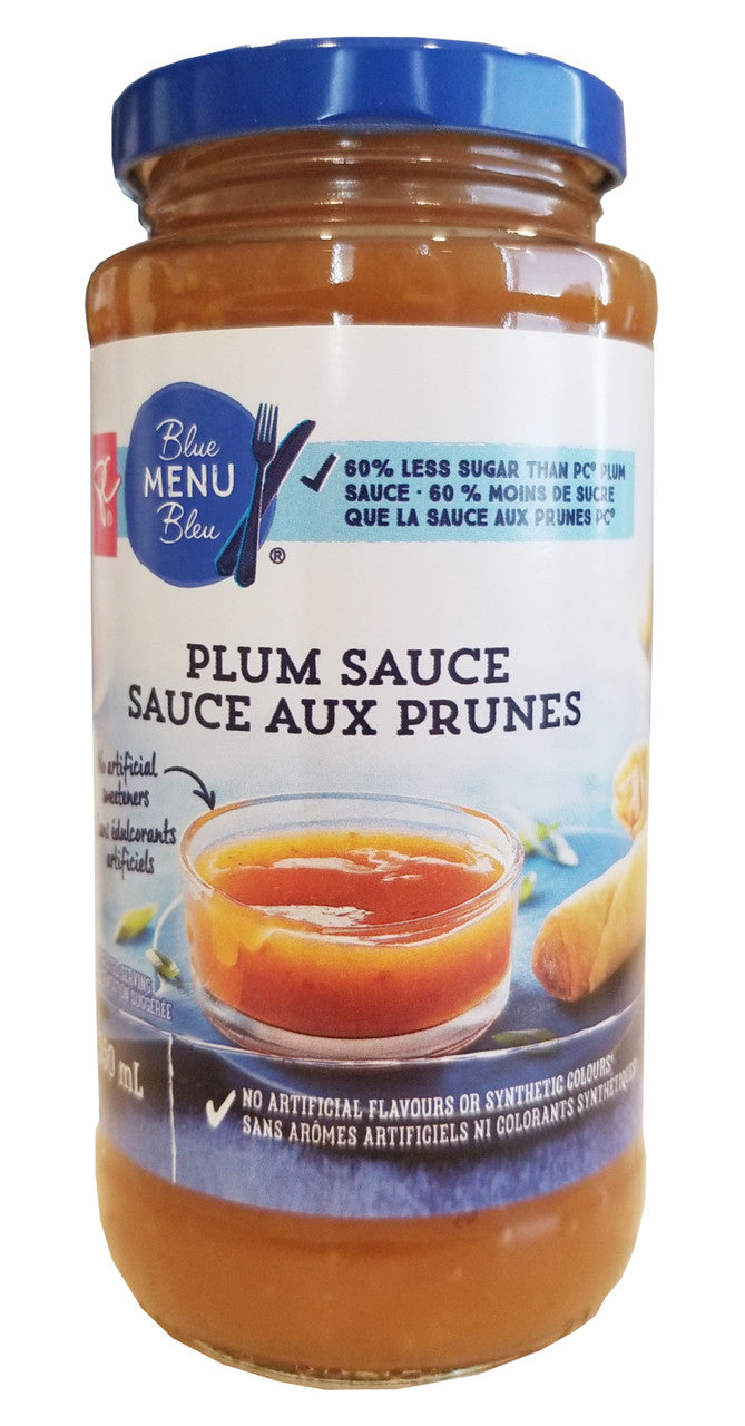 President's Choice Blue Menu Plum Sauce 350ml/12.25 oz. {Imported from Canada}