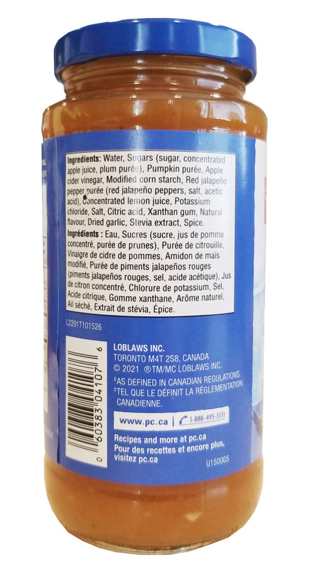 President's Choice Blue Menu Plum Sauce 350ml/12.25 oz. {Imported from Canada}