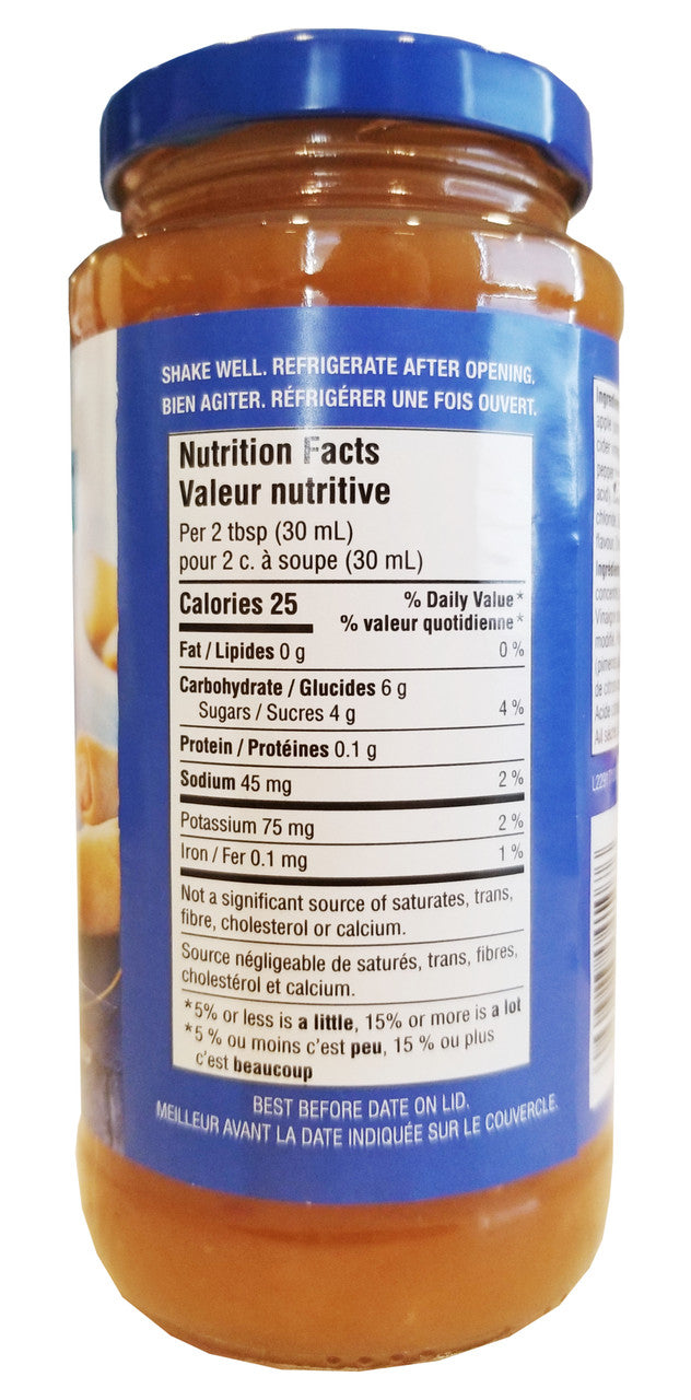 President's Choice Blue Menu Plum Sauce 350ml/12.25 oz. {Imported from Canada}