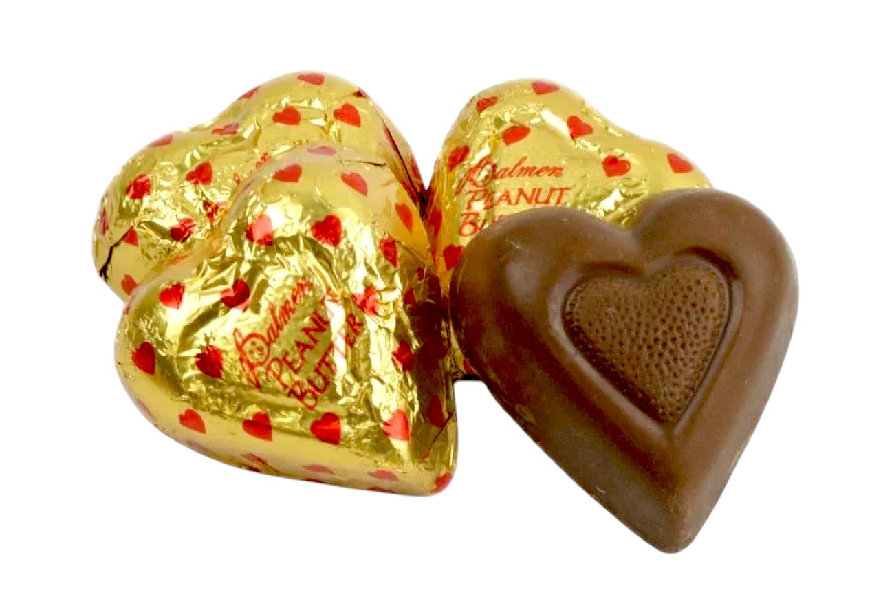 Palmer Coeurs Valentine's Day Milk Chocolate Peanut Butter Hearts