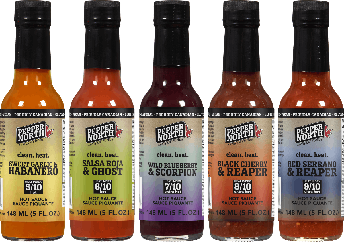 Pepper North Artisan Foods Momento de Muerte, Black Cherry & Reaper Hot Sauce, 148ml/5 fl. oz. {Imported from Canada}