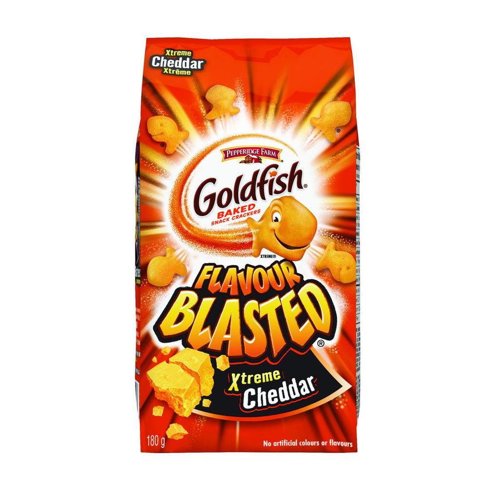 Pepperidge Farm Goldfish Extreme Cheddar Crackers, 180g/6.34oz