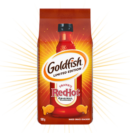 Pepperidge Farm Goldfish Franks RedHot Original Flavored Crackers – 180g (6.3 oz) Bag