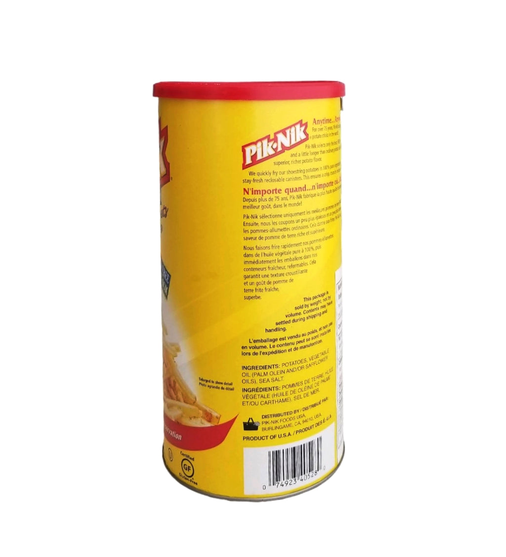 Pik-Nik Original Potato Sticks, 255g/9 oz. Can