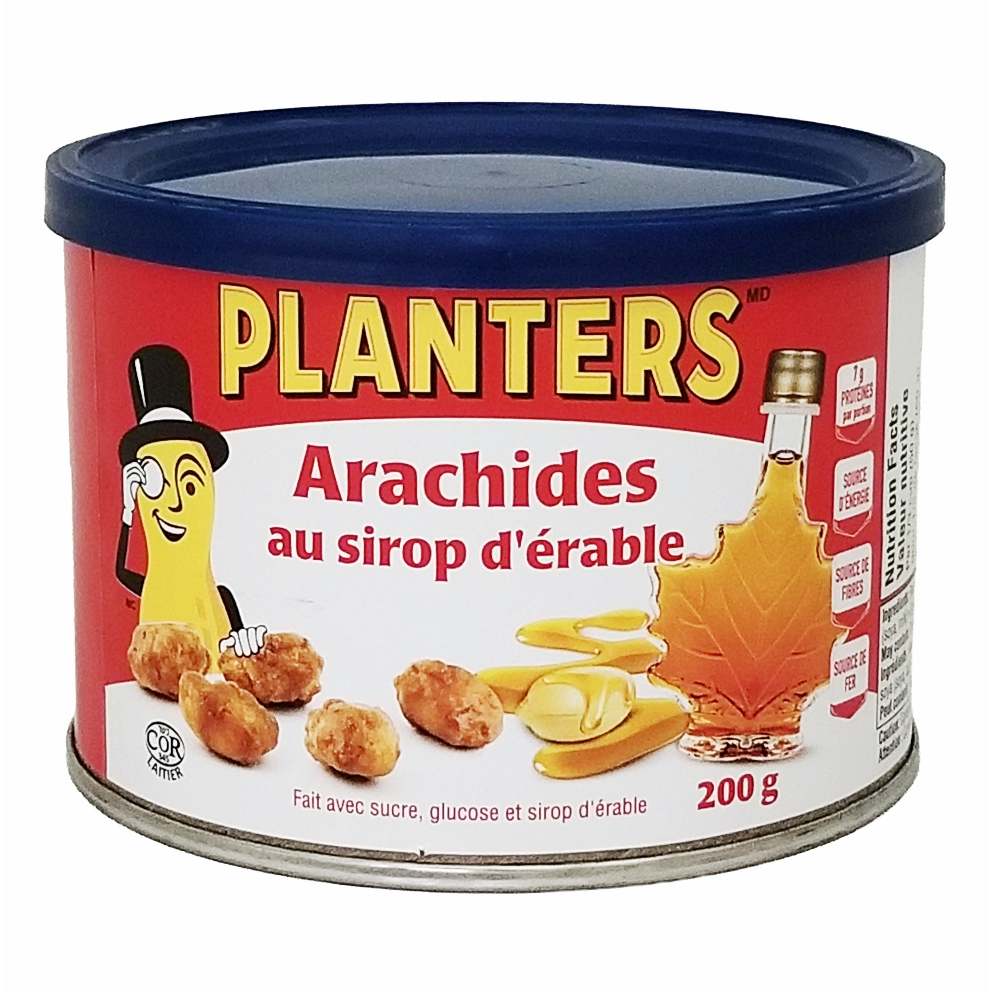 Planters Maple Syrup Peanuts, Maple Flavored, 200 g (7.05 oz)