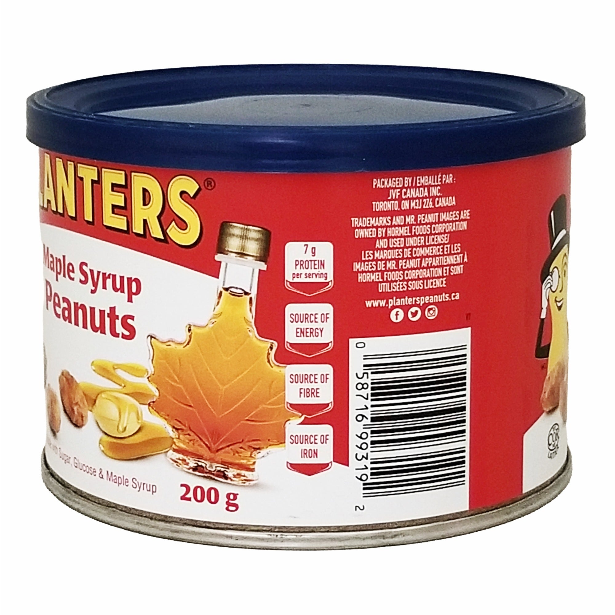 Planters Maple Syrup Peanuts, Maple Flavored, 200 g (7.05 oz)