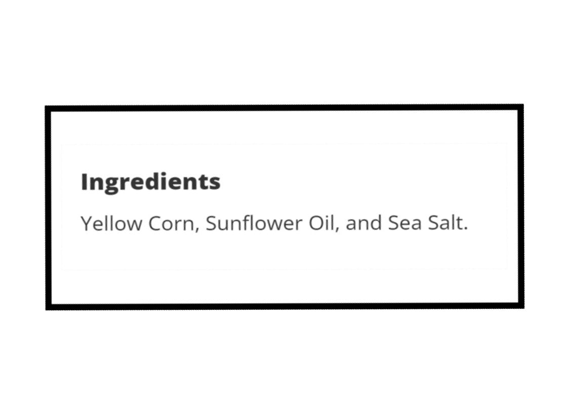 PopCorners, Sea Salt Popped Corn Chips, 28g/1 oz., {Imported from Canada}