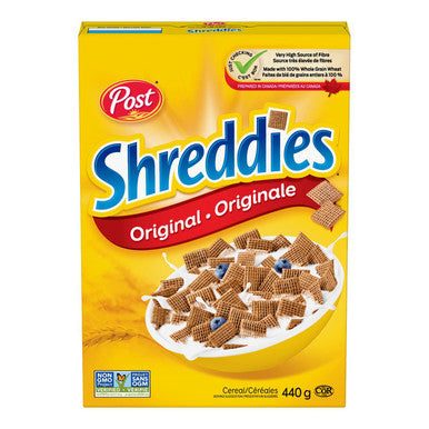 Post Shreddies Breakfast Cereal 440g Box