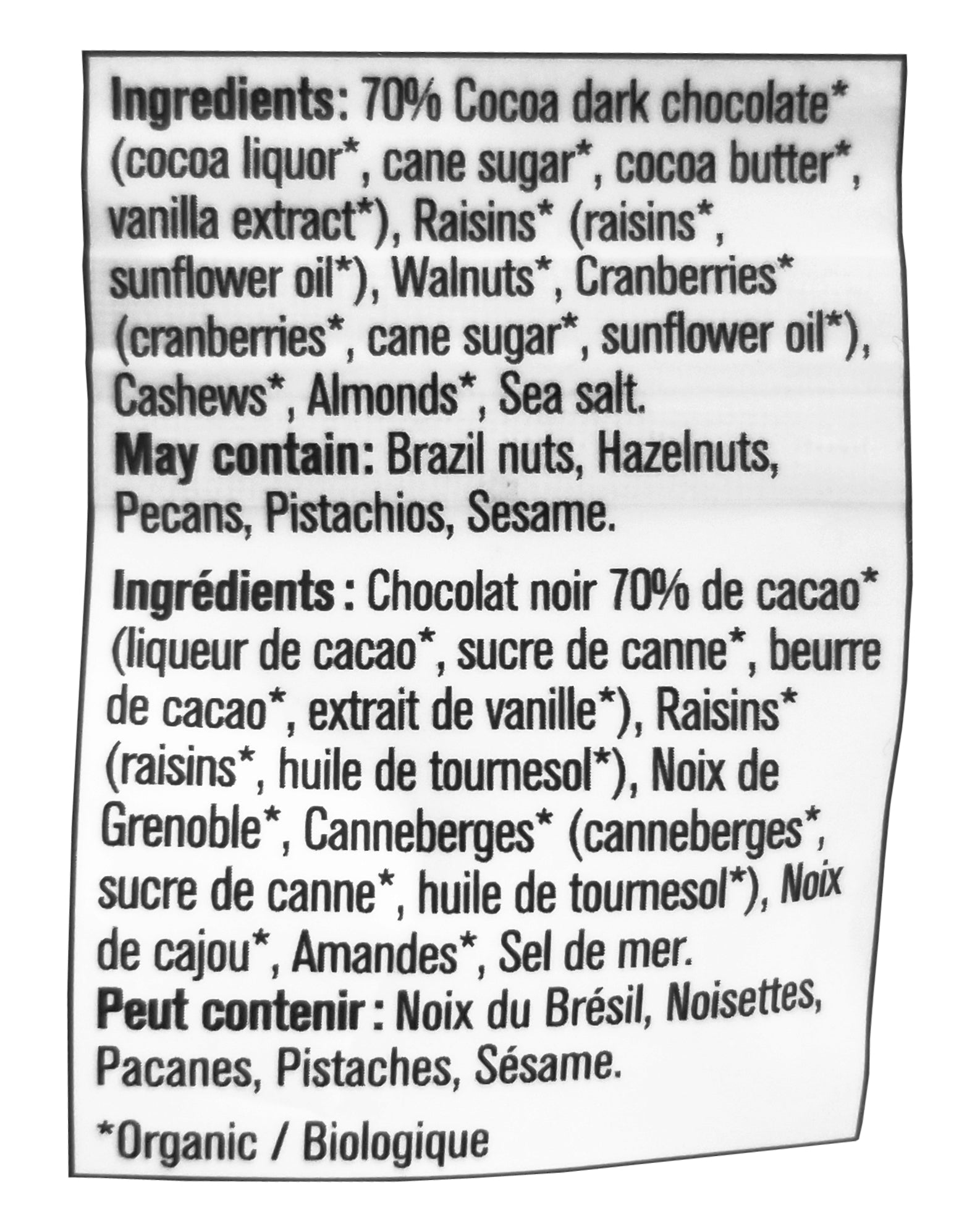 Prana Organic Kilimanjaro Chocolate Trail Mix, 150g/5 oz