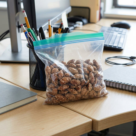 Prana Amandine maple sea salt almonds office snack