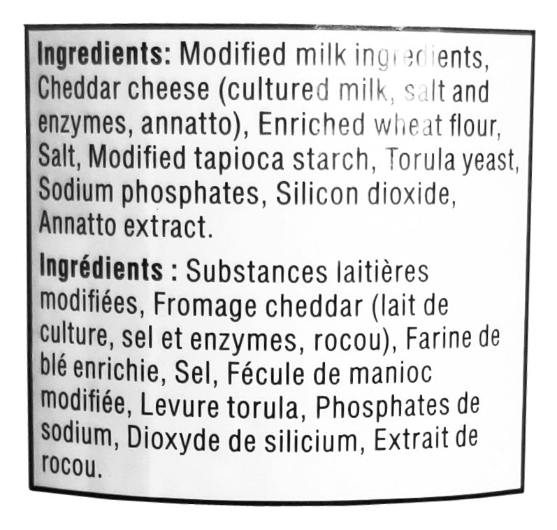 President's Choice White Cheddar Cheese Seasoning Blend, 220g/7.7 oz., Shaker Ingredients