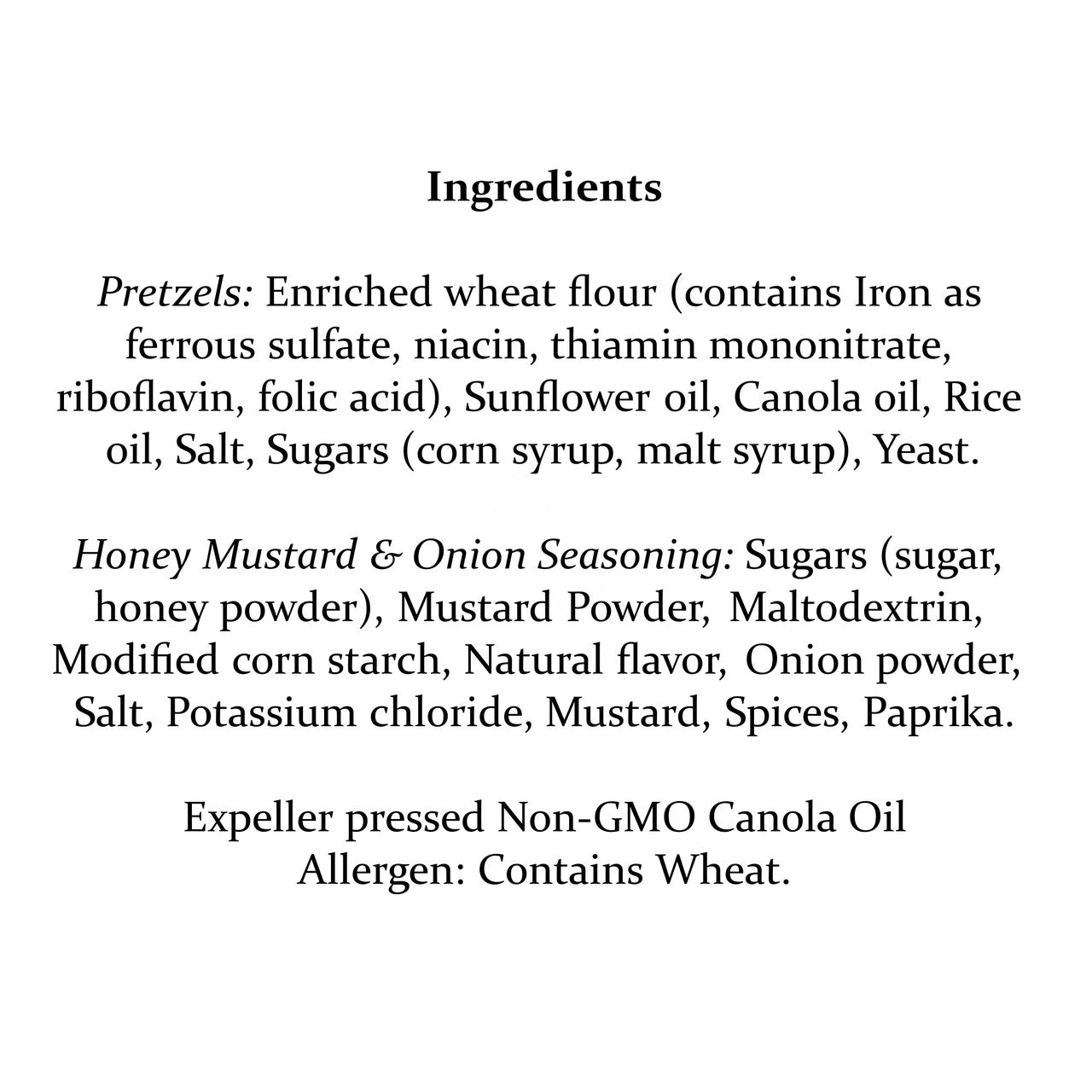 Pretzel Pzazz Seasoned Pretzel Pieces, Honey Mustard, 56g/2 oz., {Imported from Canada}