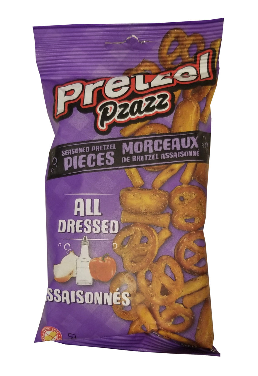 Pretzel Pzazz Seasoned Pretzel Pieces, All Dressed, 56g/2 oz.