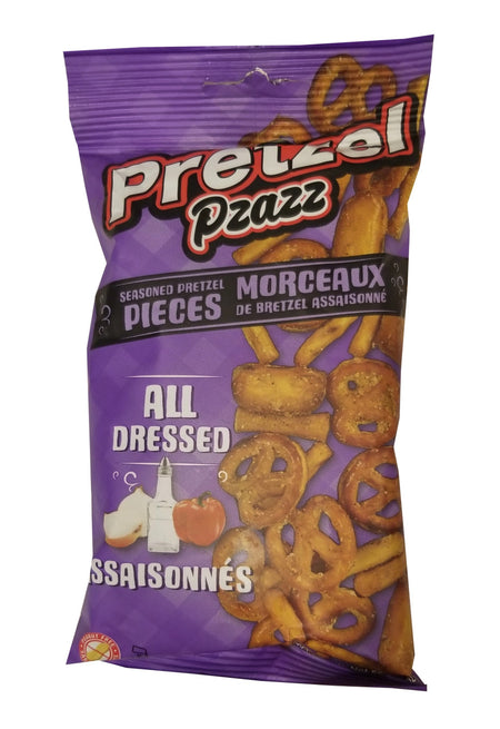 Pretzel Pzazz Seasoned Pretzel Pieces, All Dressed, 56g/2 oz.