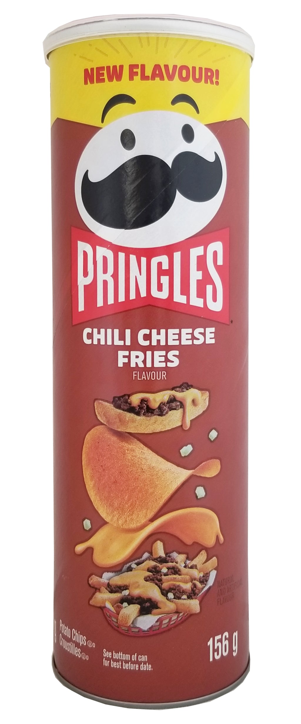 Pringles Chili Cheese Fries Flavored Potato Chips, 156g/5.5 oz