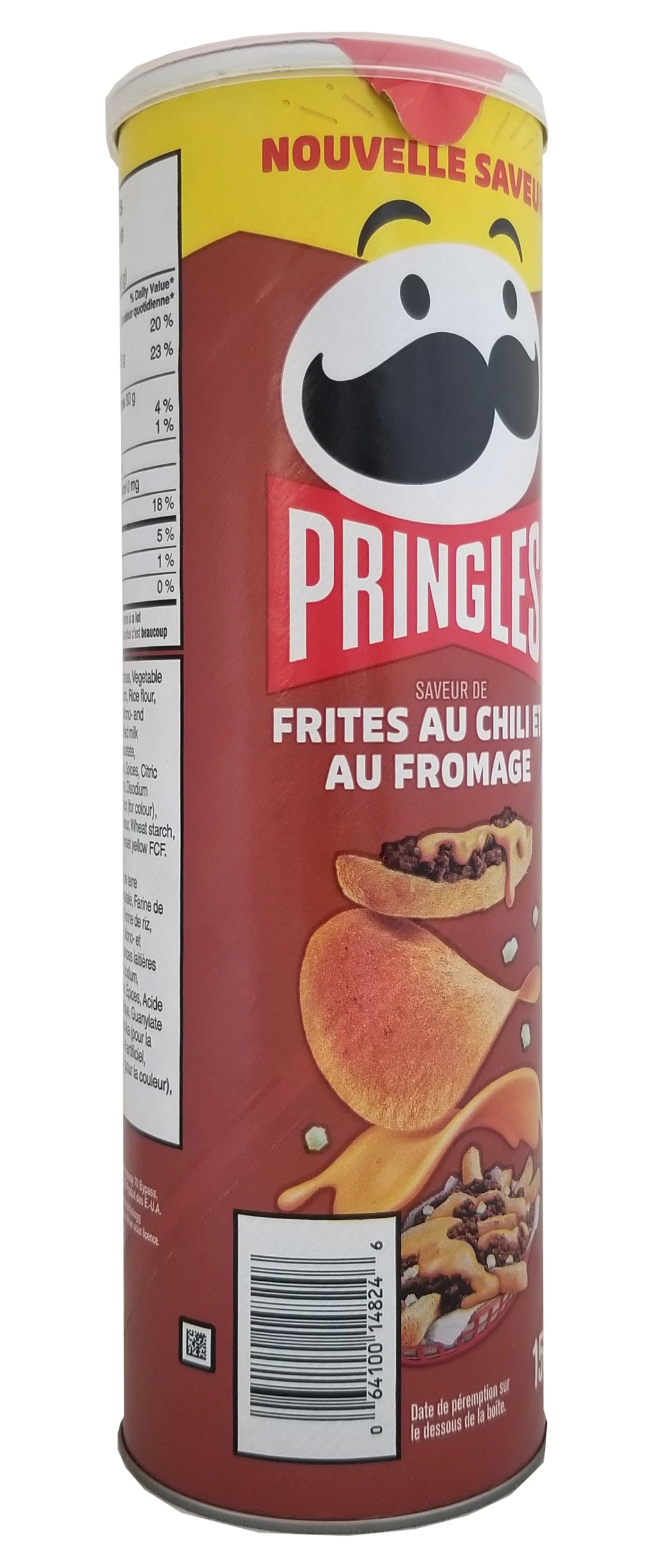 Pringles Chili Cheese Fries Flavored Potato Chips, 156g/5.5 oz