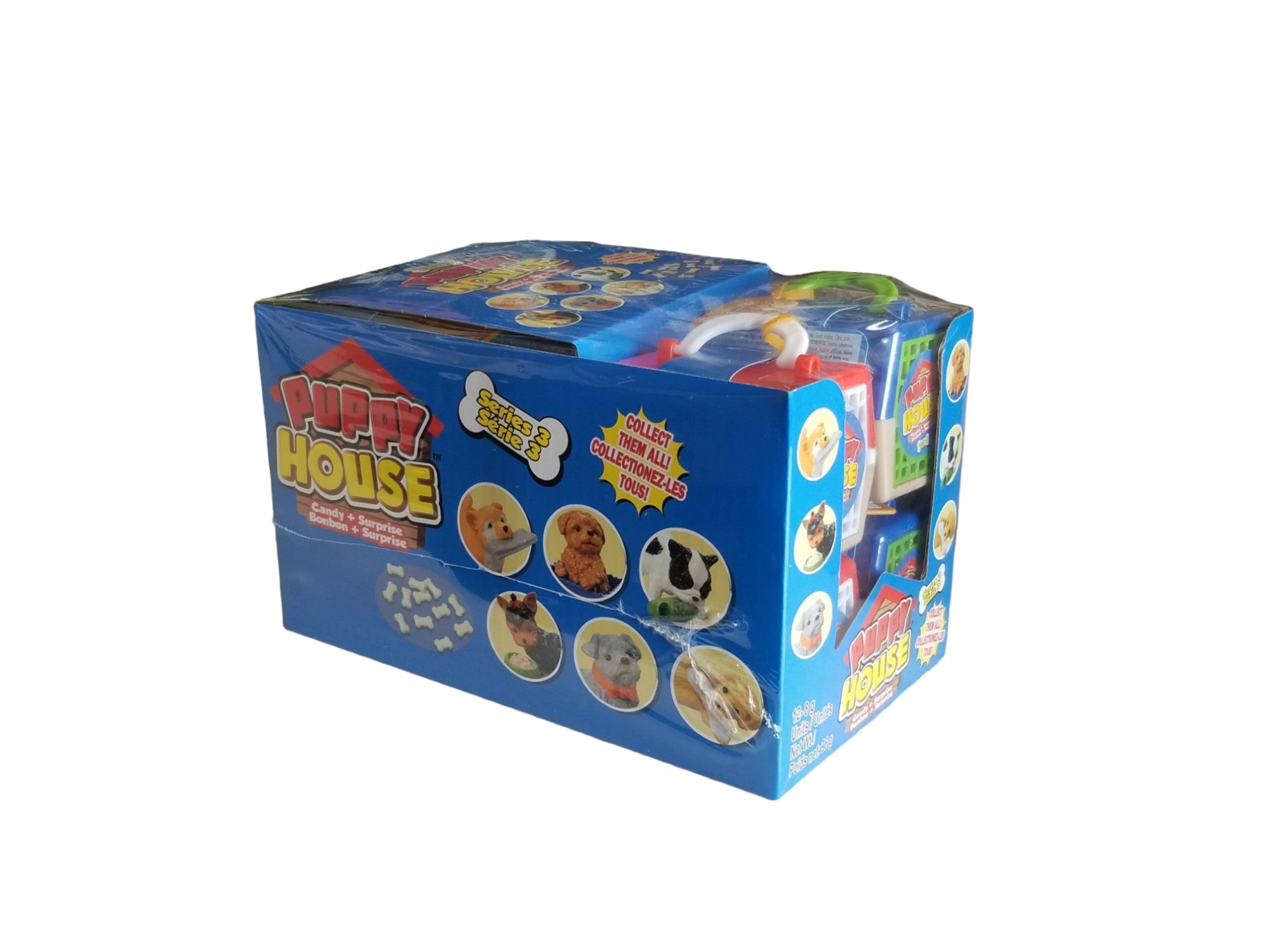 Exclusive Brands Puppy House filled with Candy, (12 x 8g/0.3 oz.), 96g/3.36 oz., Box